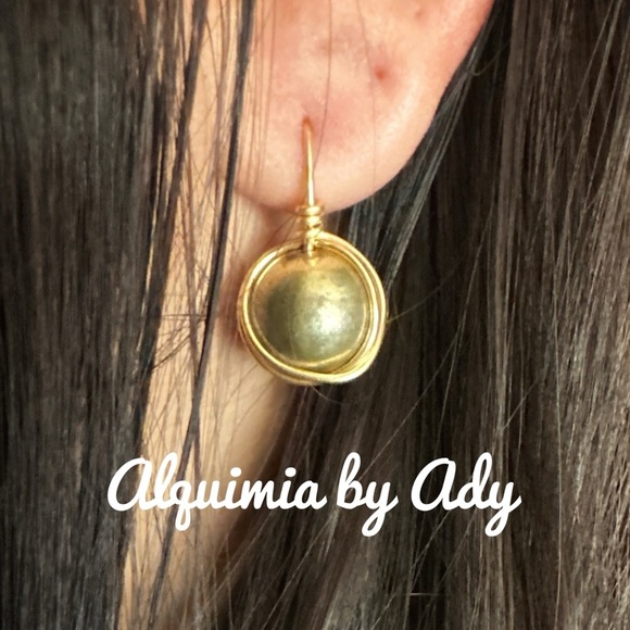 Alquimia by Ady Gold Earrings - Picture 1 of 1